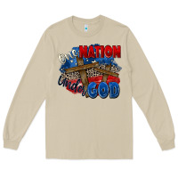 Mushroom one nation under god Long Sleeve Tee - Zillion Design Studio