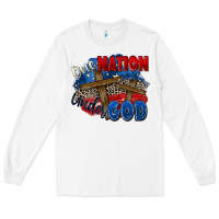White one nation under god Long Sleeve Tee - Zillion Design Studio