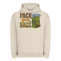 Pigment French Oak pack your bags Urban Hoodie - NancyCooperArtShop