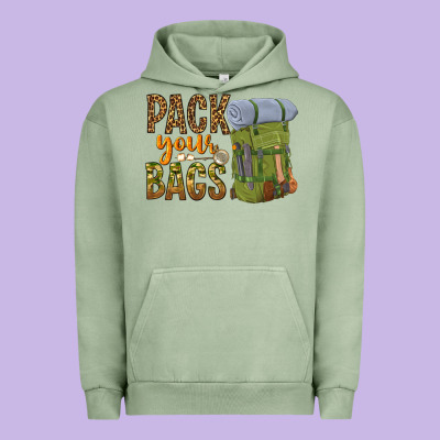 Pack Your Bags Urban Hoodie Designed By Nancycooperartshop