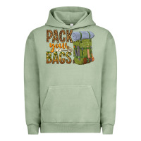 Pigment Oil Green pack your bags Urban Hoodie - NancyCooperArtShop