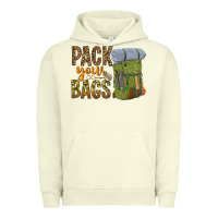 Pigment Pistachio pack your bags Urban Hoodie - NancyCooperArtShop