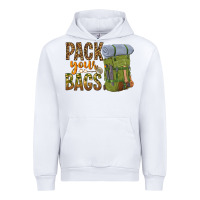 White pack your bags Urban Hoodie - NancyCooperArtShop