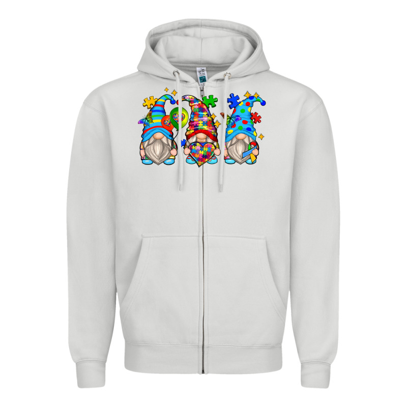 Autism Gnomes Zipper Hoodie by Zillion Design Studio | Teevron