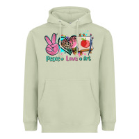 Matcha peace love art   ado Heavyweight Hoodie - AdoDesignShop
