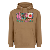 Toasted Coconut peace love art   ado Heavyweight Hoodie - AdoDesignShop