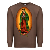 Chestnut our lady of Guadalupe Premium Sweatshirt - JahusDesignShop