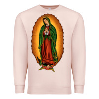 Pale Pink our lady of Guadalupe Premium Sweatshirt - JahusDesignShop