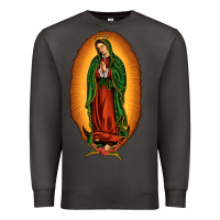 Smoke our lady of Guadalupe Premium Sweatshirt - JahusDesignShop