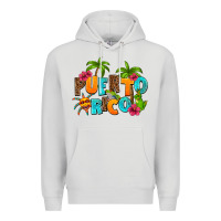 Dove Grey puerto rico Premium Hoodie - AdoDesignShop