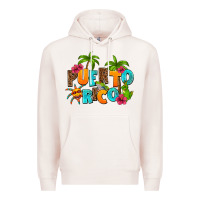 Pale Pink puerto rico Premium Hoodie - AdoDesignShop