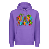 Purple puerto rico Premium Hoodie - AdoDesignShop