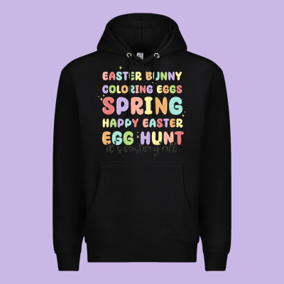 Easter Bunny Spring Premium Hoodie Designed By Maliassmallbusiness