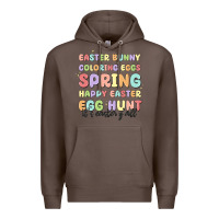 Coffee easter bunny spring Premium Hoodie - MaliasSmallBusiness