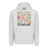 Dove Grey easter bunny spring Premium Hoodie - MaliasSmallBusiness