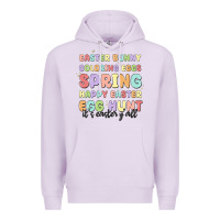 Lilac easter bunny spring Premium Hoodie - MaliasSmallBusiness