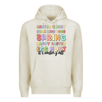 Oatmeal Heather easter bunny spring Premium Hoodie - MaliasSmallBusiness