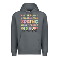 Rock easter bunny spring Premium Hoodie - MaliasSmallBusiness