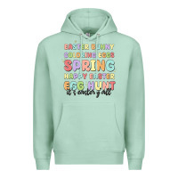 Seafoam easter bunny spring Premium Hoodie - MaliasSmallBusiness