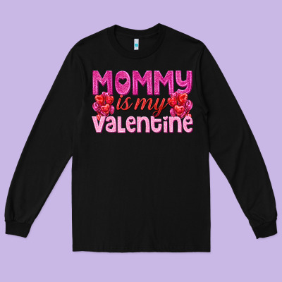 Long Sleeve Tee mommy is valentine