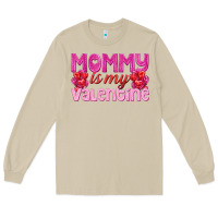 Mushroom mommy is valentine Long Sleeve Tee - texasbilliewilder