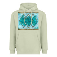 Matcha turquoise glitter Heavyweight Hoodie - JahusDesignShop