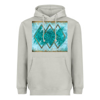 Moon Dust turquoise glitter Heavyweight Hoodie - JahusDesignShop
