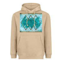 Mushroom turquoise glitter Heavyweight Hoodie - JahusDesignShop
