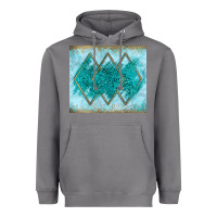Storm turquoise glitter Heavyweight Hoodie - JahusDesignShop