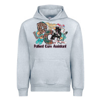Heather Grey pca patient care assistant western Urban Hoodie - NancyCooperArtShop