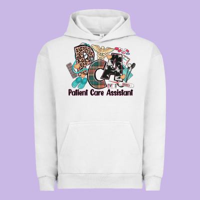 Pca Patient Care Assistant Western Urban Hoodie Designed By Nancycooperartshop