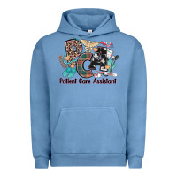 Pigment Pebble Blue pca patient care assistant western Urban Hoodie - NancyCooperArtShop