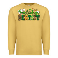 Antique Gold st patricks day one lucky dentist Premium Sweatshirt - AdoDesignShop