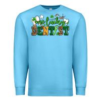 Ocean Blue st patricks day one lucky dentist Premium Sweatshirt - AdoDesignShop