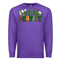 Purple st patricks day one lucky dentist Premium Sweatshirt - AdoDesignShop