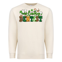 Sandshell st patricks day one lucky dentist Premium Sweatshirt - AdoDesignShop