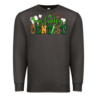 Smoke st patricks day one lucky dentist Premium Sweatshirt - AdoDesignShop