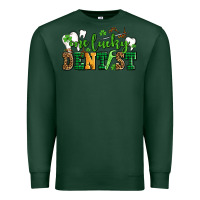 Sports Green st patricks day one lucky dentist Premium Sweatshirt - AdoDesignShop