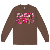 Chestnut valentines day mamas boy Long Sleeve Tee - texasbilliewilder
