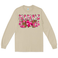 Mushroom valentines day mamas boy Long Sleeve Tee - texasbilliewilder
