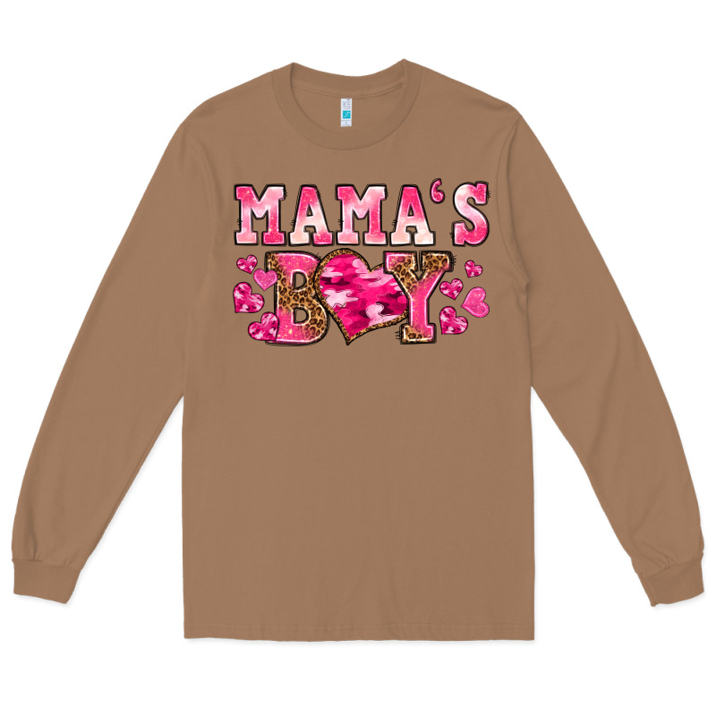 Valentines Day Mamas Boy Long Sleeve Tee by texasbilliewilder | Teevron