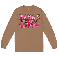 Toasted Coconut valentines day mamas boy Long Sleeve Tee - texasbilliewilder
