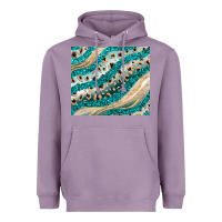 Lavender turquoise glitter Heavyweight Hoodie - JahusDesignShop