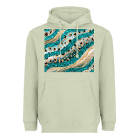 Matcha turquoise glitter Heavyweight Hoodie - JahusDesignShop