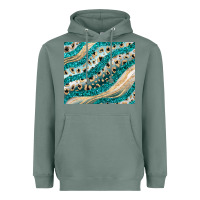 Sage turquoise glitter Heavyweight Hoodie - JahusDesignShop