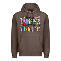 Coffee every bunny's favorite teacher Premium Hoodie - MaliasSmallBusiness