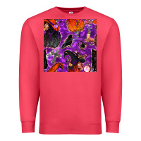 Cardinal halloween witch seamless pattern Premium Sweatshirt - BundleAndBundleShop