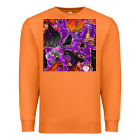 Carrot halloween witch seamless pattern Premium Sweatshirt - BundleAndBundleShop