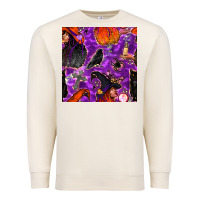 Sandshell halloween witch seamless pattern Premium Sweatshirt - BundleAndBundleShop