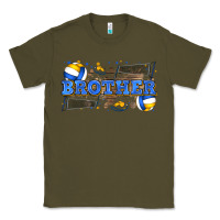 Army Green brother volleyball Classic Tee - Zillion Design Studio